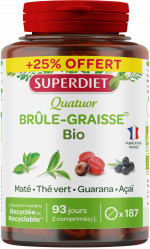 Quatuor Brûle-graisse bio +25% offert